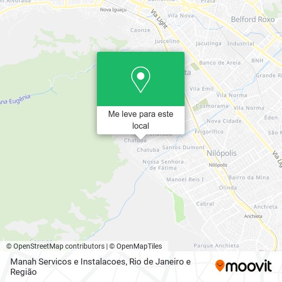 Manah Servicos e Instalacoes mapa