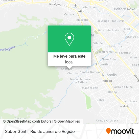 Sabor Gentil mapa