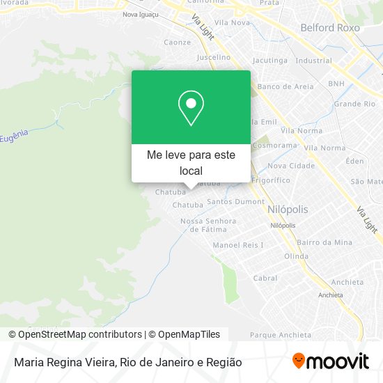 Maria Regina Vieira mapa