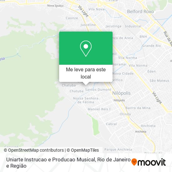 Uniarte Instrucao e Producao Musical mapa