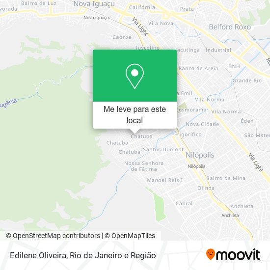 Edilene Oliveira mapa