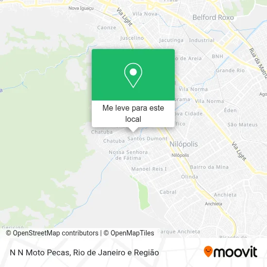 N N Moto Pecas mapa