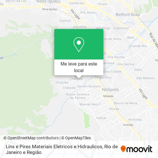 Lins e Pires Materiais Eletricos e Hidraulicos mapa