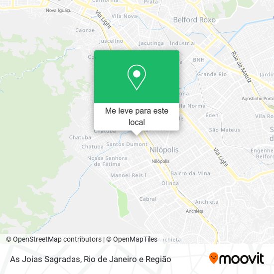 As Joias Sagradas mapa