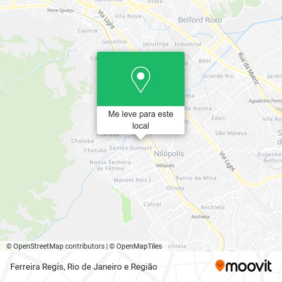 Ferreira Regis mapa