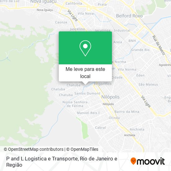 P and L Logistica e Transporte mapa