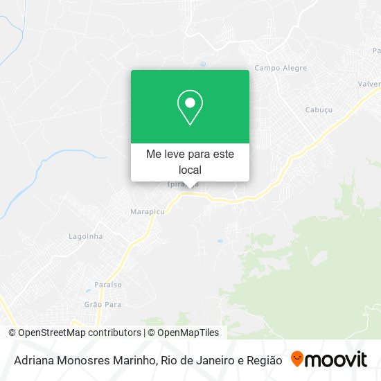 Adriana Monosres Marinho mapa