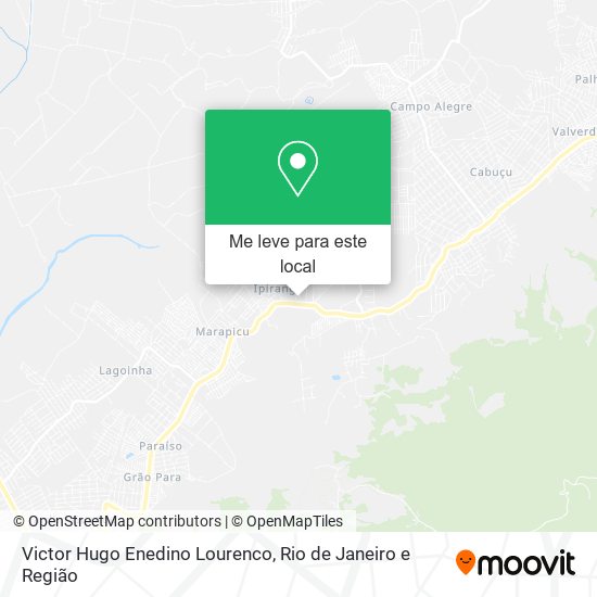 Victor Hugo Enedino Lourenco mapa