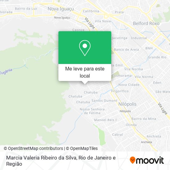 Marcia Valeria Ribeiro da Silva mapa