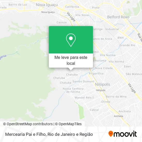 Mercearia Pai e Filho mapa