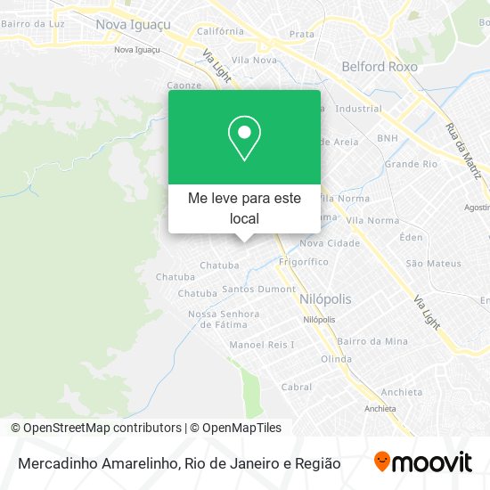 Mercadinho Amarelinho mapa