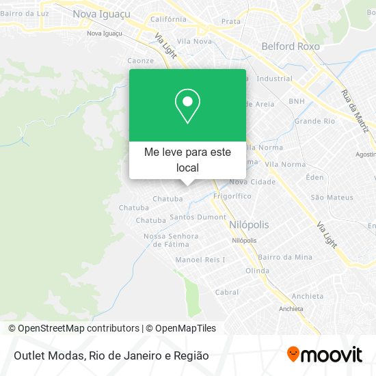 Outlet Modas mapa