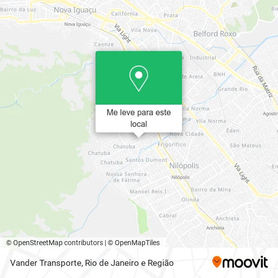 Vander Transporte mapa