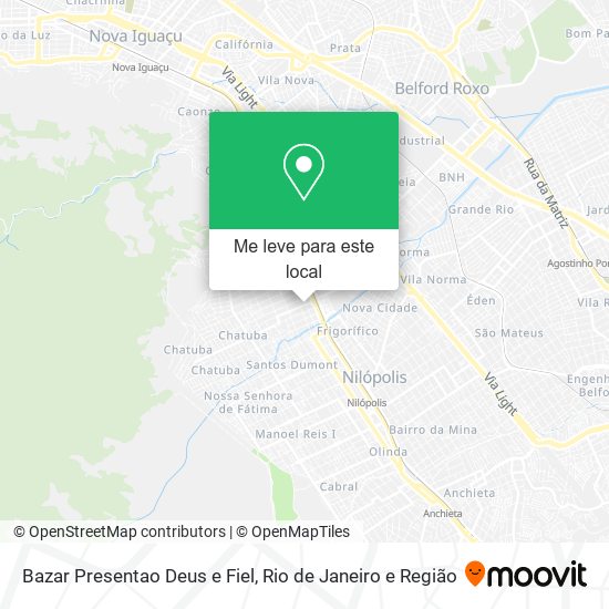 Bazar Presentao Deus e Fiel mapa