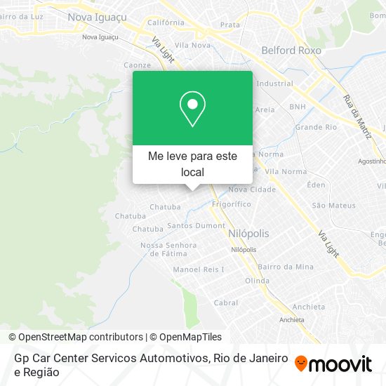 Gp Car Center Servicos Automotivos mapa