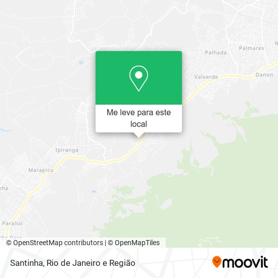 Santinha mapa