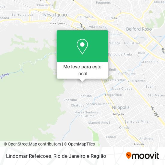 Lindomar Refeicoes mapa