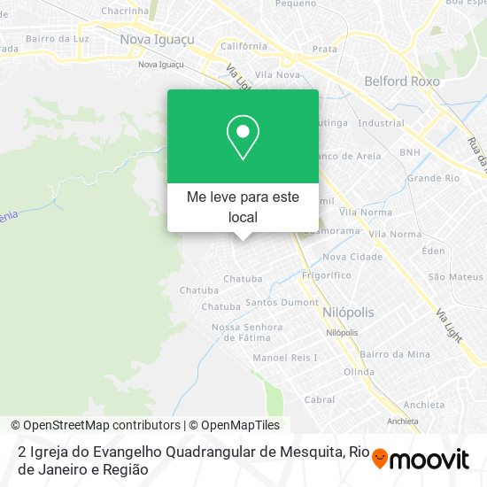 2 Igreja do Evangelho Quadrangular de Mesquita mapa