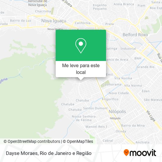 Dayse Moraes mapa