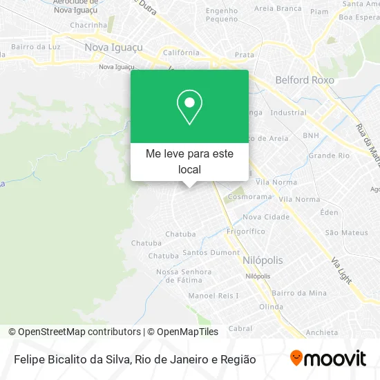 Felipe Bicalito da Silva mapa