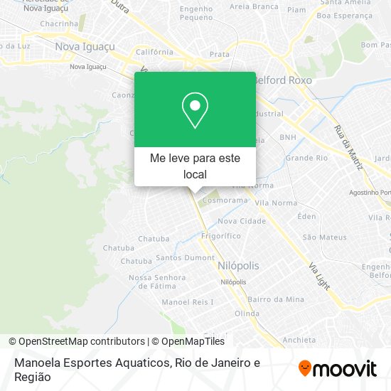 Manoela Esportes Aquaticos mapa