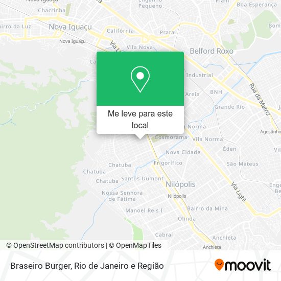 Braseiro Burger mapa