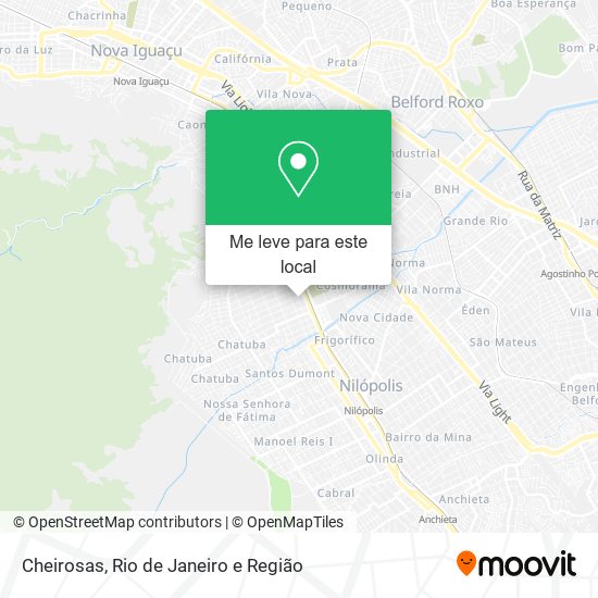 Cheirosas mapa