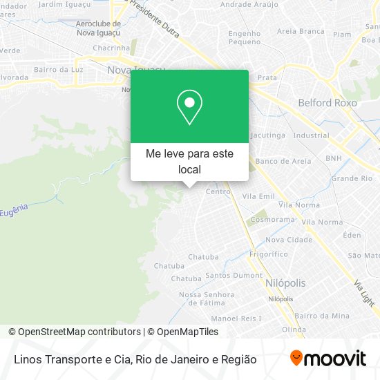 Linos Transporte e Cia mapa