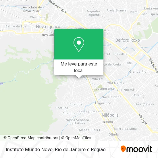 Instituto Mundo Novo mapa