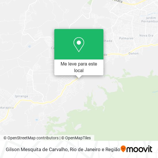 Gilson Mesquita de Carvalho mapa
