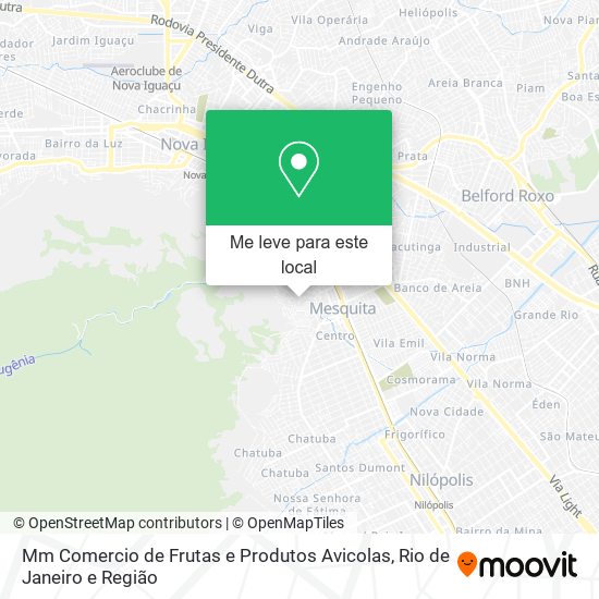 Mm Comercio de Frutas e Produtos Avicolas mapa