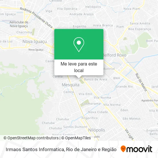Irmaos Santos Informatica mapa
