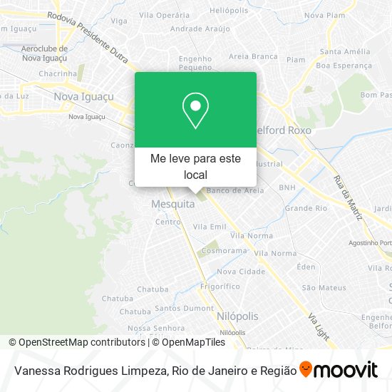 Vanessa Rodrigues Limpeza mapa