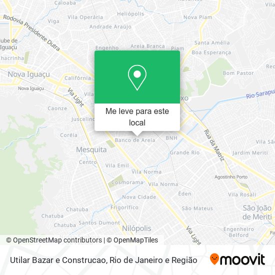 Utilar Bazar e Construcao mapa