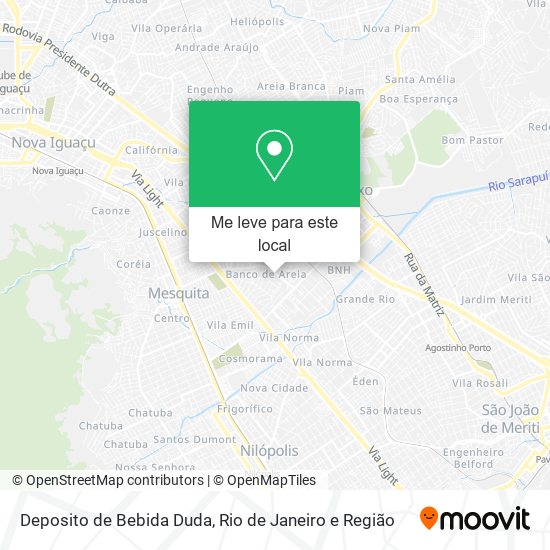 Deposito de Bebida Duda mapa