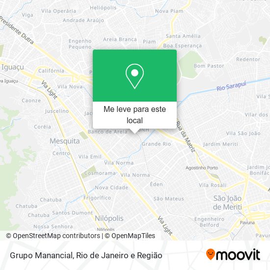 Grupo Manancial mapa