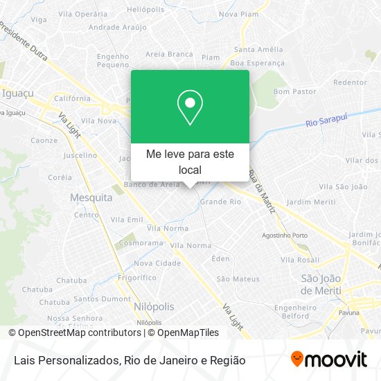 Lais Personalizados mapa