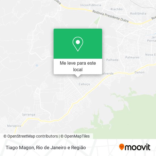 Tiago Magon mapa