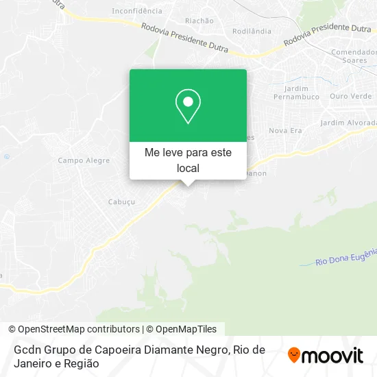 Gcdn Grupo de Capoeira Diamante Negro mapa