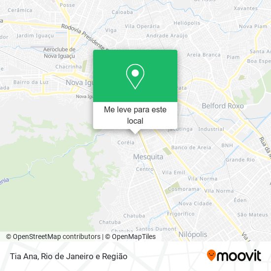 Tia Ana mapa
