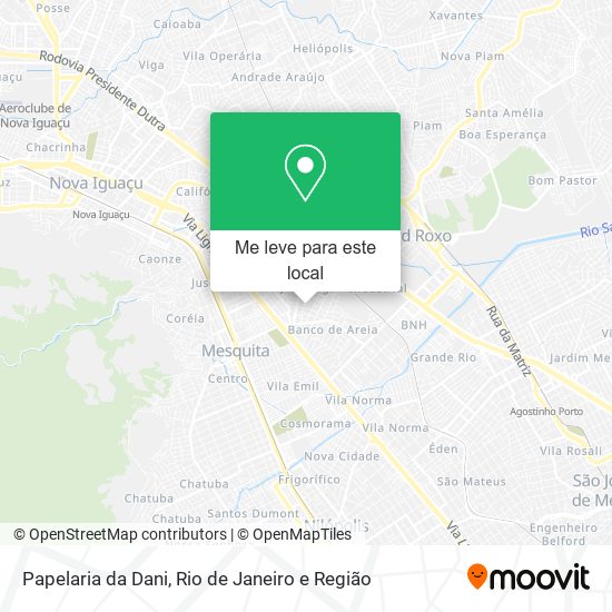 Papelaria da Dani mapa