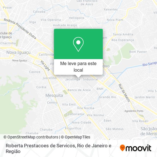 Roberta Prestacoes de Servicos mapa