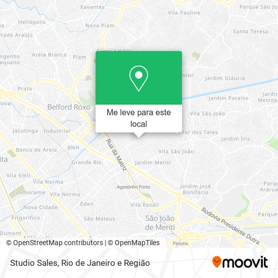 Studio Sales mapa