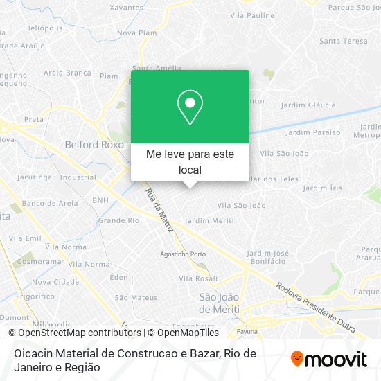 Oicacin Material de Construcao e Bazar mapa