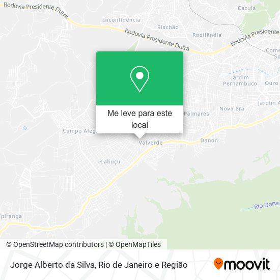 Jorge Alberto da Silva mapa