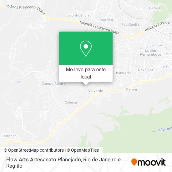 Flow Arts Artesanato Planejado mapa