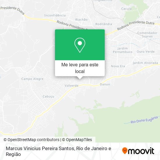 Marcus Vinicius Pereira Santos mapa