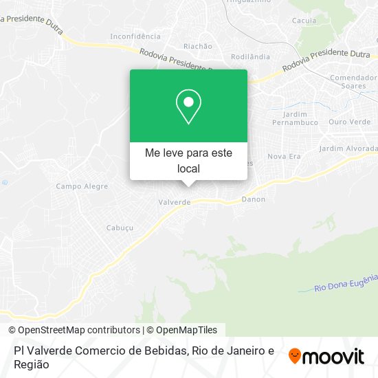 Pl Valverde Comercio de Bebidas mapa