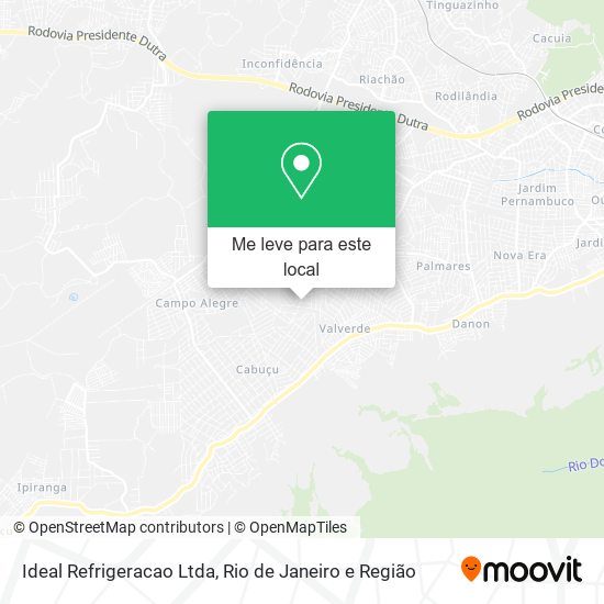 Ideal Refrigeracao Ltda mapa