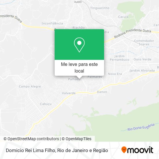 Domicio Rei Lima Filho mapa